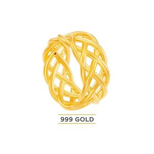 HABIB 999/24K Желтое Золотое Кольцо WWGR1830524