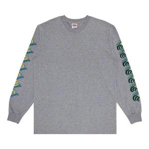 Футболки с длинным рукавом Supreme Strawberries Long-Sleeve Tee 'Heather Grey'