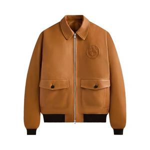 Бомберы Kith x BMW Leather Hawthorne Flight Jacket 'Desert'