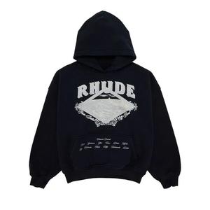 Худи Rhude Dakar Convoy Hoodie 'Черный/Серебристый'