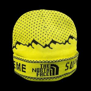Шапки-бини Supreme x The North Face Fold Beanie 'Серный'
