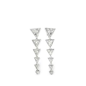 Серьги Triangoli с сапфирами и бриллиантами