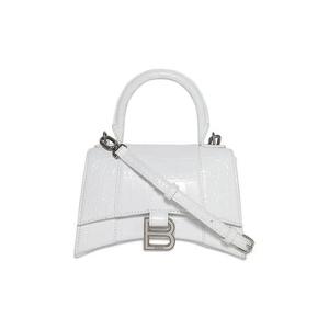 Сумки с ручкой Balenciaga Hourglass Top Handle 'Optic White'