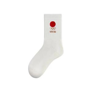 Носки и колготки Kith For Olympics Heritage Tokyo Mid Crew Sock 'Шелк'