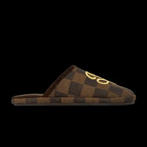 Тапочки Louis Vuitton Palace Slipper 'Damier Pop - Ebene'