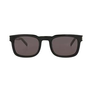 Квадратные солнцезащитные очки Saint Laurent 'Black/Silver'