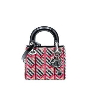 Маленькая лакированная сумка-сэтчел Sequined Lady Dior (2015 год)