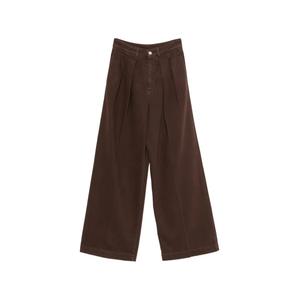 Широкие брюки Giordana со складками