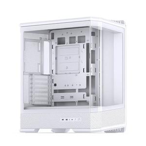 Jonsbo D400 ATX корпус с безстоечным панорамным стеклом - Белый