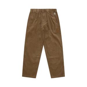Тканые брюки AAPE Now Moonface Logo 'Beige'