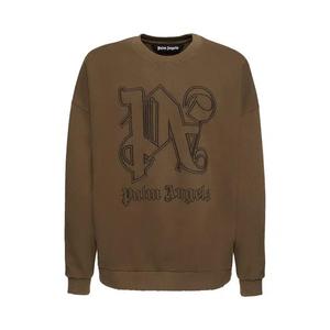 Топы Palm Angels Monogram Statement Crew 'Коричневый/Черный'