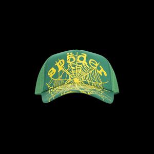 Шапки Sp5der OG Web V2 Кепка-дальнобойщик 'Slime Green'
