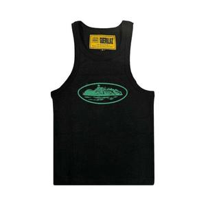 Майки Corteiz Alcatraz Tank Top 'Черный/Зеленый'