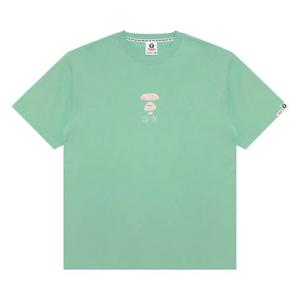 Футболка с коротким рукавом AAPE AAPEUNVS Unvs Graphic Tee 'Зеленый/Серый'