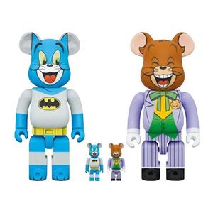 Фигурки BE@RBRICK x Tom & Jerry As Batman & The Joker 100% & 400% Set 'Multicolor'