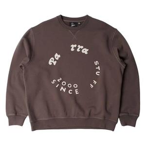 Свитера Parra Gasoline Crew Neck Sweatshirt 'Brown'