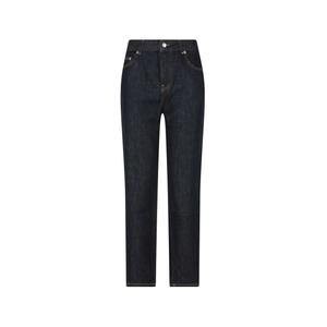 Adid straight-leg logo-patch jeans