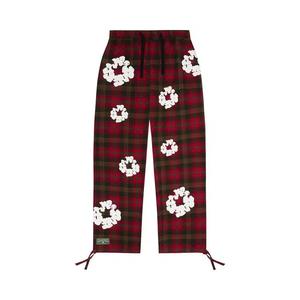 Пижамные штаны Denim Tears Wreath Pajama Pants 'Red'