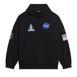 Худи Balenciaga Boxy 'Черный/Белый'