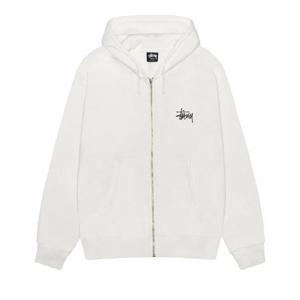 Zip Ups Stussy Basic Zip Hoodie Pigment Dyed 'Натуральный'