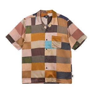 Рубашки на пуговицах Stussy Painted Check Silk Shirt 'Multicolor'