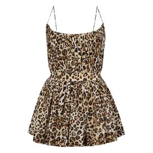 Платье мини Wild2 Flirty с леопардовым принтом
