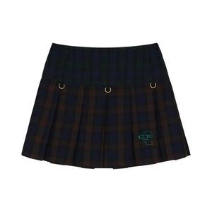 Юбки Brain Dead x Coach Mini Plaid Pleated Skirt 'Dark Brown'