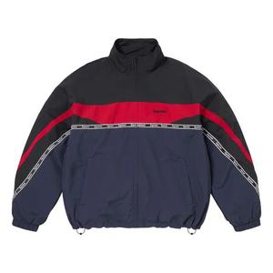 Трековые куртки Supreme Logo Taping Track Jacket 'Navy'
