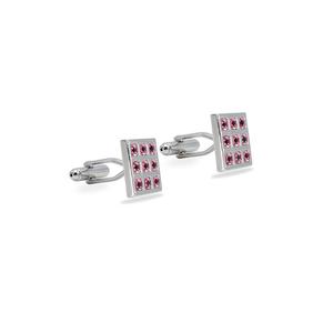 Isla II Pink Diamonte Запонки