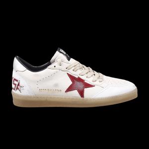 Кроссовки Golden Goose Ball Star 'Biege White Red'