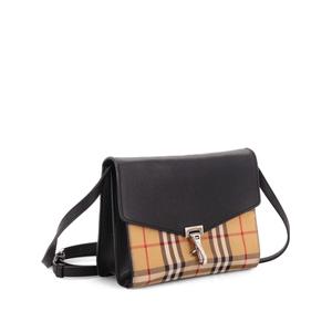 Маленькая сумка через плечо Macken из кожи и канваса в клетку Vintage Check