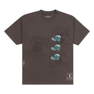 Футболки с коротким рукавом Cactus Jack by Travis Scott x Mitchell & Ness Tulane University Seal Tee «Коричневый»