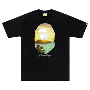 Футболки BAPE A Rising Bape Photo Tee 'Black'