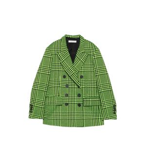 Двубортный блейзер в клетку
