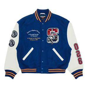 Куртки-университетки Supreme x HYSTERIC GLAMOUR Varsity Jacket 'Синий'