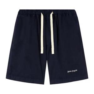 Шорты Palm Angels Classic Logo Bermuda 'Navy Blue/Off White'