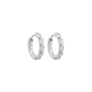 Серьги-кольца Sola Pavé из серебра