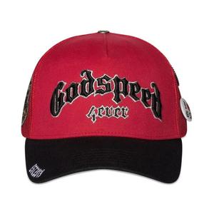 Кепки Truckers Godspeed Forever Trucker Hat 'Red/Black'