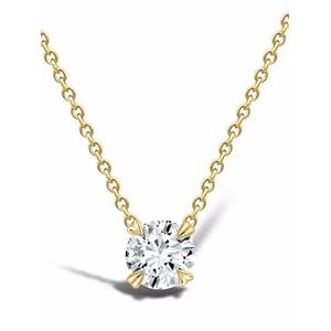 Колье из желтого золота с бриллиантом Windsor 0.75ct