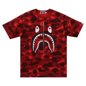 Футболки с коротким рукавом BAPE Color Camo Shark Tee 'Red'