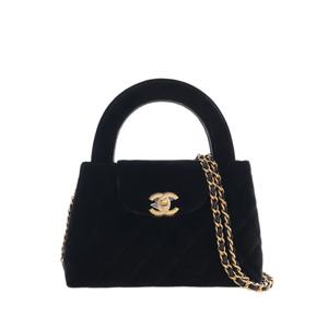 Стеганая сумка-сэтчел Nano Velvet Kelly Shopper Bag (2021-2026 годы)