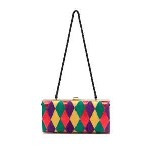 Сумка на плечо Multicolour Velvet Harlequin Minaudiere Clutch with Strap (1993-2010 годы)