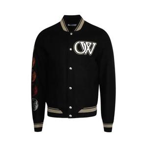 Бомбер Off-White Moon Phase Varsity 'Черный/Белый'