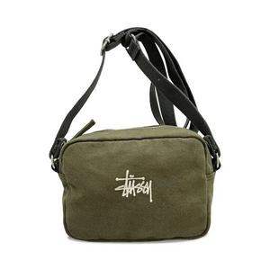 Сумки Stussy Canvas Side Pouch 'Зеленый'