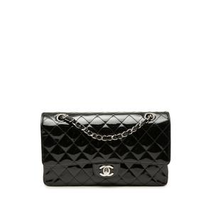 2009-2010 Medium Classic Patent Double Flap сумка через плечо