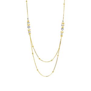 TOMEI Double-Strand Necklace, желтое золото 916/22K