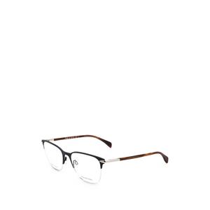 Очки в полуободковой геометричной оправе