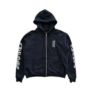 Молнии Chrome Hearts Vertical Logo Thermal Lined Zip Up 'Black'