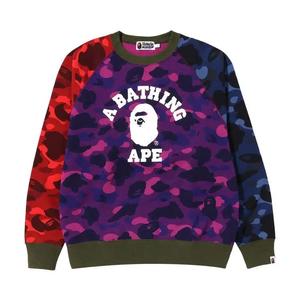 Свитшоты BAPE Crazy Camo Relaxed Fit College Crewneck «Multicolor»