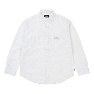 Рубашка на пуговицах Palace Seer Patch Oxford Shirt 'Белый'